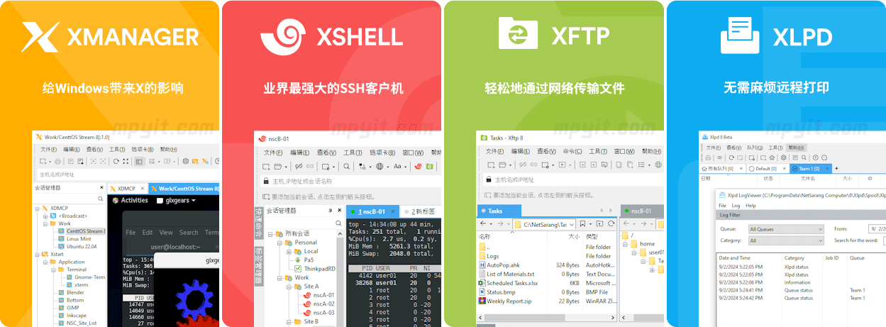 NetSarang Xshell XshellPlus Xftp 8 官方版