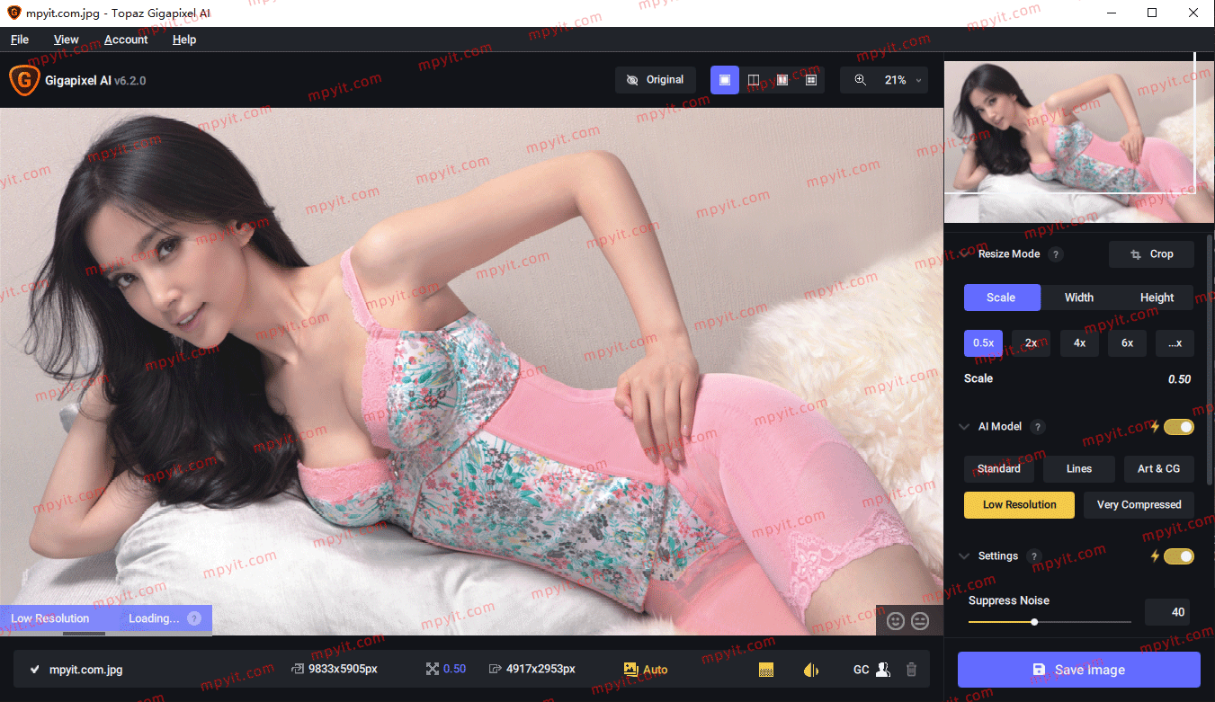 Topaz Gigapixel AI 8.4.4 图像无损放大