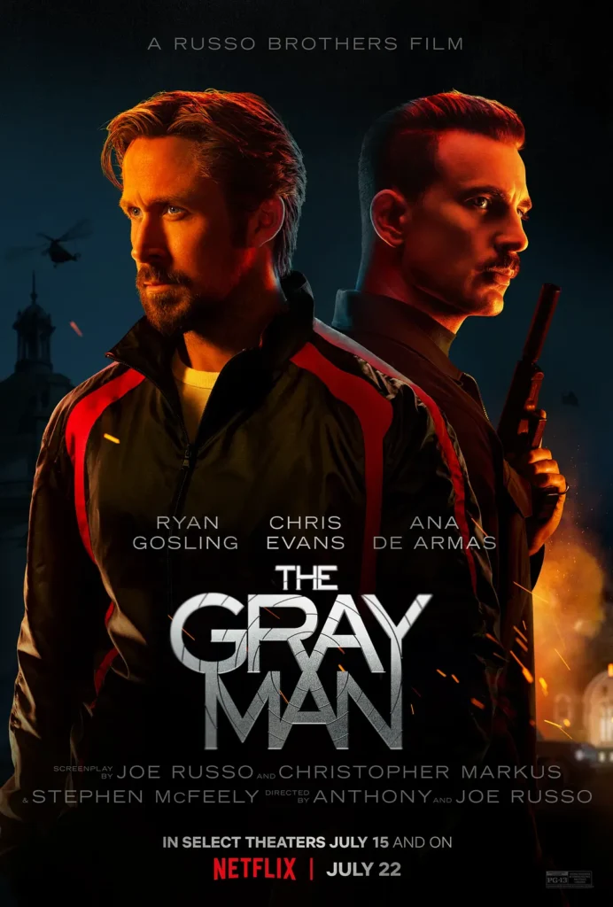 【顶级特工/动作】《灰影人》(2022) 超清中字无删减：瑞恩·高斯林 vs. 克里斯·埃文斯全球追杀！