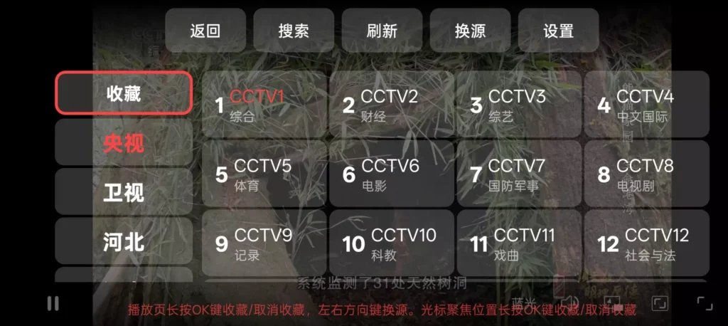 冬雨电视直播：开源电视直播神器+官方源稳定播放（纯净无广告）